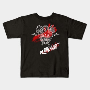 Deathknight Crest (Bloody2) Kids T-Shirt